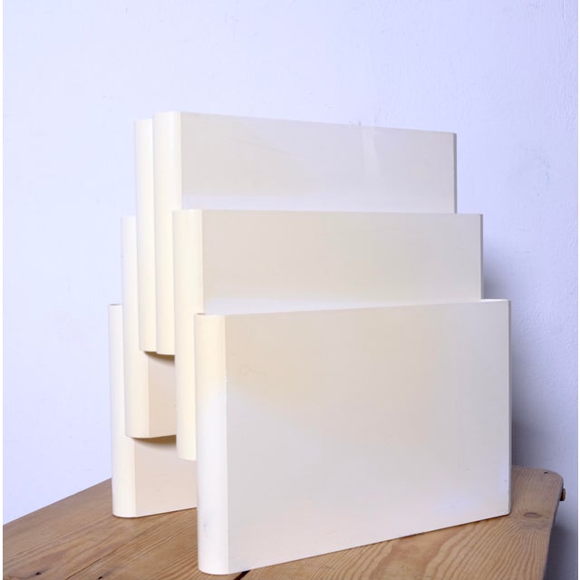 White White Model 4675 Magazine Rack with 6 Compartments by Giotto Stoppino for Kartell, 1970s For Sale - Image 8 of 18