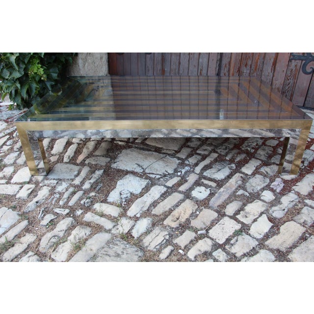 Large Coffee Table by Maison Jansen, 1970s For Sale - Image 8 of 12