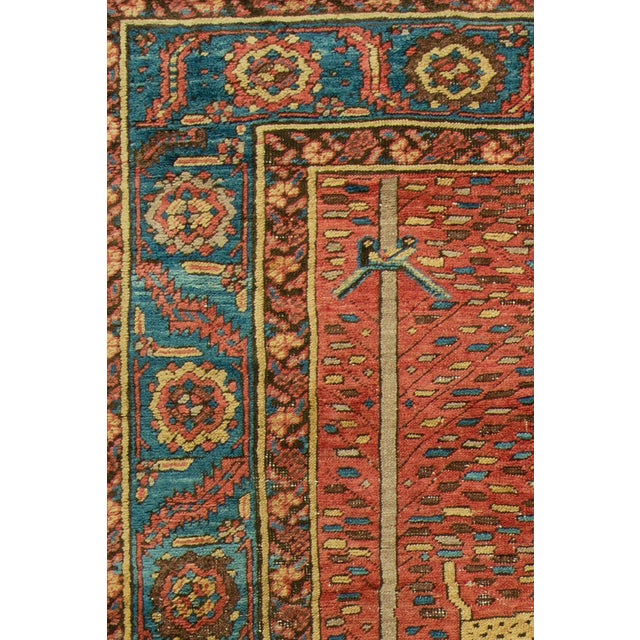 19th Century Pictorial Bakshaish Animal Motif Rug, Persia - 9'4" x 11'6" For Sale In New York - Image 6 of 6