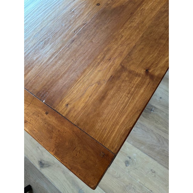 Vintage Dining Table in Cherry, 1920s For Sale - Image 12 of 14