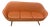 Vintage Swedish Overman Pod Sofa, Orange Vinyl, 1960s-70s For Sale