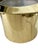 Mid 20th Century Vintage French Brass Art Deco Style Brass Finish Top Hat Ice Champagne Bucket Cooler For Sale - Image 5 of 18