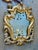 A carved giltwood pair of Italian mirrors with original glass and back boards. The gilt with soft and warm patina, minimal...