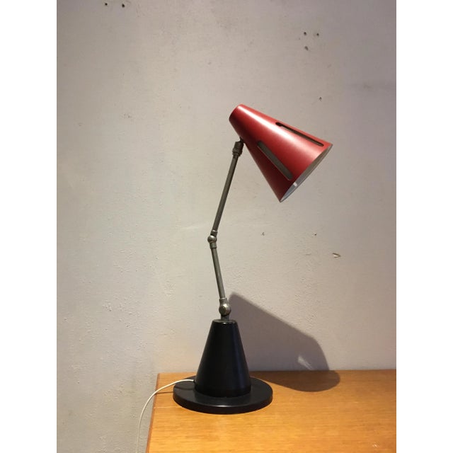 Metal Dutch Sun Series Desk Lamp by H. Th. J. A. Busquet for Hala, 1955 For Sale - Image 7 of 7