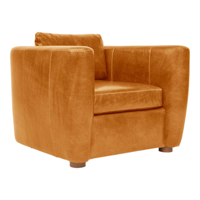 Harris Chair, Camel Leather For Sale