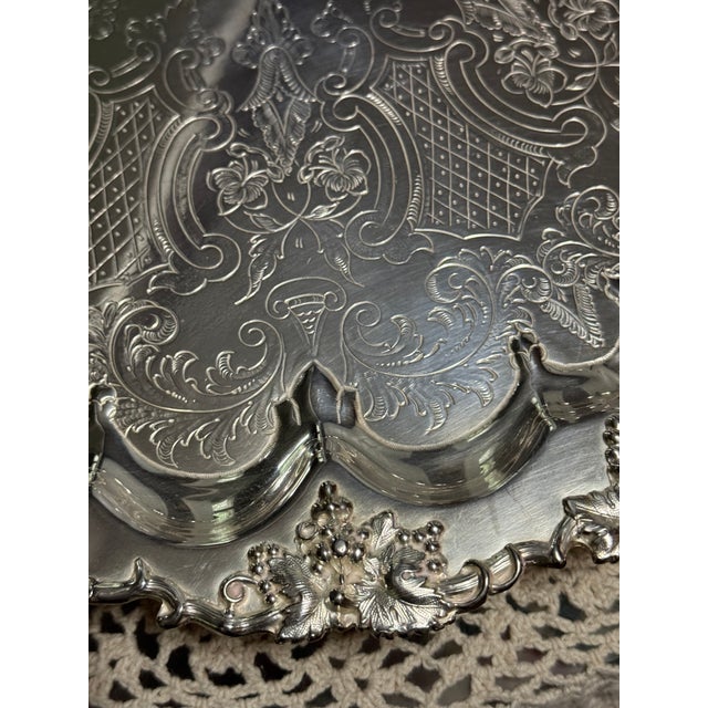 Vintage 11.50 Inches Bunch Bowl and 18 Cups For Sale - Image 12 of 16