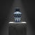 Handmade Ceramic Vase (30cm) Traditional Blue & White “Vase of Life” Tulip Pattern – Faceted Hexagonal Art Decor For Sale - Image 6 of 6