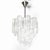 Mid-Century Modernist Hand-Blown Murano Angular Tronchi Glass Chandelier For Sale - Image 17 of 18