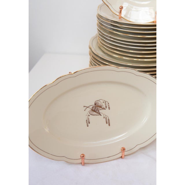 Swedish Dinner Service in Porcelain, Set of 42 For Sale - Image 12 of 14