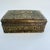 Antique Art Nouveau Repousse Brass Lidded Box 5.25"x3.25"x2.5" Wolf Deer Trinket Antique or Vintage Condition consistent...
