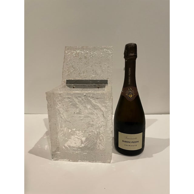 Hollywood Regency Vintage "Block of Ice" Ice Bucket For Sale - Image 3 of 6