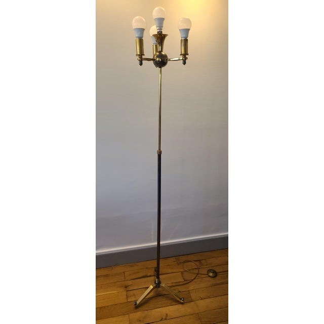 Mid-Century Modern Mid-Century Floor Lamp from Maison Petitot, 1950s For Sale - Image 3 of 12
