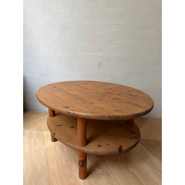 Mid-Century Modern Swedish Mid Century Pine Coffee Table For Sale - Image 3 of 4
