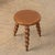 1950s 1950s Short French Wood Tripod Stool For Sale - Image 5 of 9