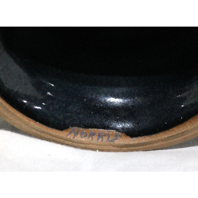 Beautiful Rachel Norris Hand Thrown Studio Pottery Centerpiece Bowl For Sale - Image 6 of 6