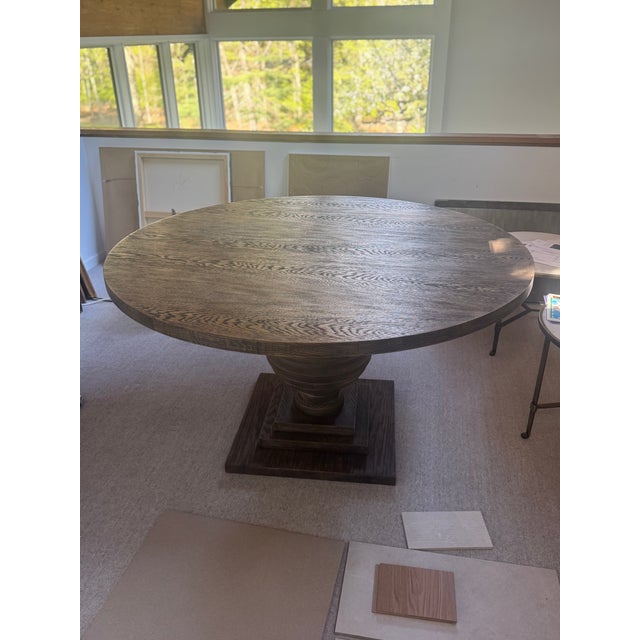 Rustic Mr. Brown 54" Center or Dining Table For Sale - Image 3 of 6