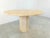 Italian Round Travertine Dining Table, 1970s For Sale - Image 9 of 11