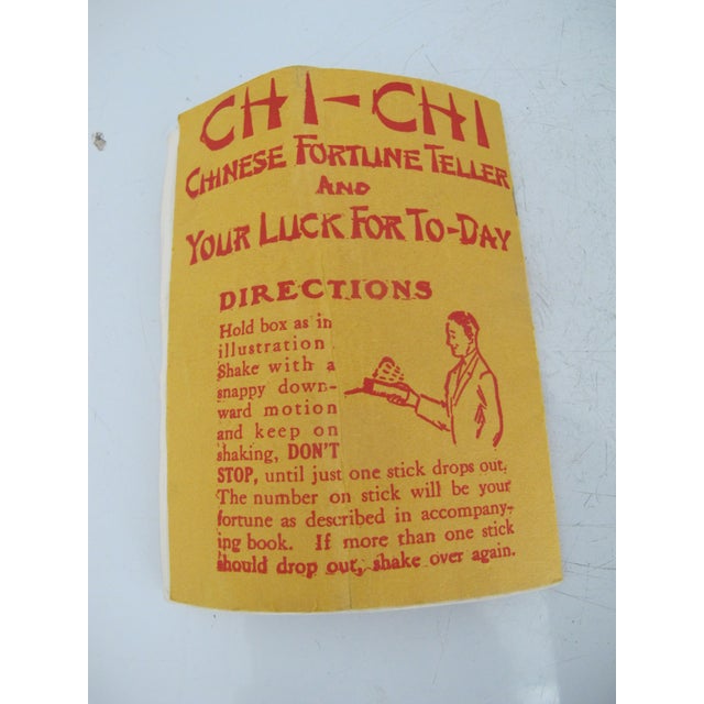 Chinese Chi Chi Fortune Teller in Japanese Gold Crane Lacquer Caddy Box For Sale - Image 10 of 14