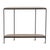 Modern Rounded Taupe Marble & Iron Console Table For Sale In Los Angeles - Image 6 of 6