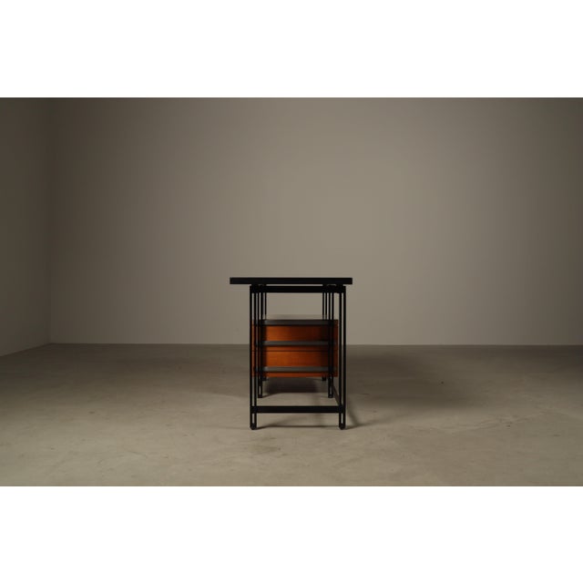 Writing Desk by Jules Wabbes for Mobilier Universel, Belgium, 1960s For Sale - Image 13 of 16