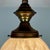 Art Deco Pale Rose Marbled Opaline and Brass Flush Mount, Germany, 1920s For Sale - Image 6 of 12