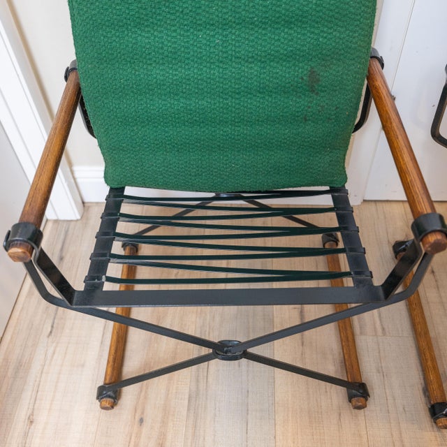 1960s Mid-Century Cleo Baldon for Terra Campaign Chairs - A Pair For Sale - Image 12 of 13