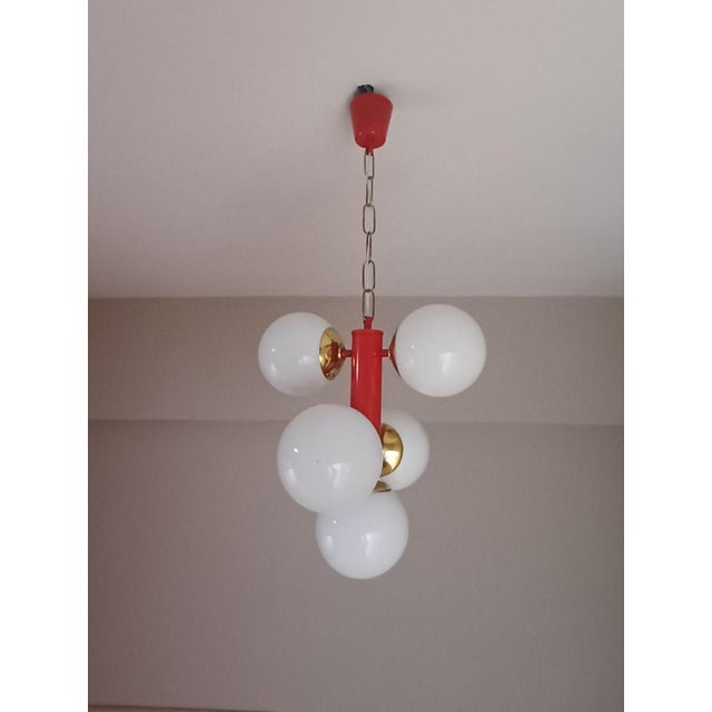 Vintage Space Age Pendant Lamp, 1960s For Sale - Image 6 of 6