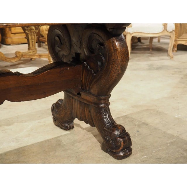 Measuring over 7.5 feet long, this handsome Italian library table could function as a console or large desk. Originally...