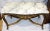 White Italian Rococo Carved & Gilded Wood Console Table For Sale - Image 8 of 10
