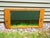 Arts & Crafts Mission Arts & Crafts Solid Oak Framed Entry Mirror Hat Coat Rack For Sale - Image 3 of 13