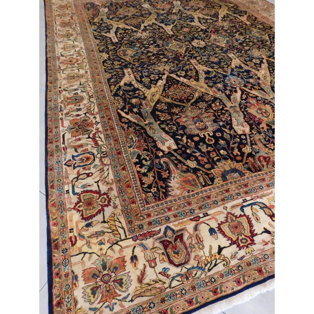 Genuine Hand Knotted Rug. 10'x 13'8" For Sale - Image 10 of 13