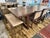 Wood Antonio Citterio for Maxalto + B&b Italia InToto Table + Four Musa Chairs + Two Sella Benches, Set For Sale - Image 7 of 12