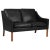 Wood Model 2208 2-Seater Sofa attributed to Børge Mogensen for Fredericia For Sale - Image 7 of 7