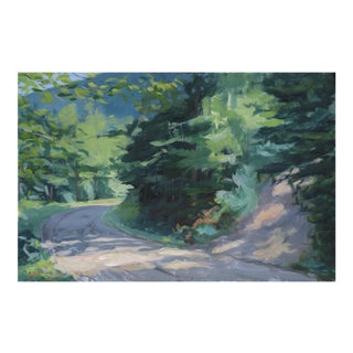 "Vermont Mountain Road" Landscape Painting by Stephen Remick For Sale