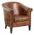 Vintage Club Chair in Sheepskin Leather For Sale