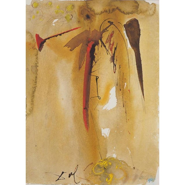 Salvador DALI (1904-1989) Biblia Sacra: Saint Michael, 1967 Color lithograph Signed in the plate On Vellum 35 x 48 cm (c....