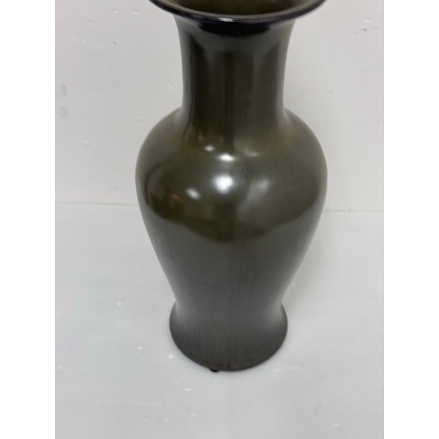 Martino Interiors Tea Dust Glazed Vase For Sale - Image 12 of 12