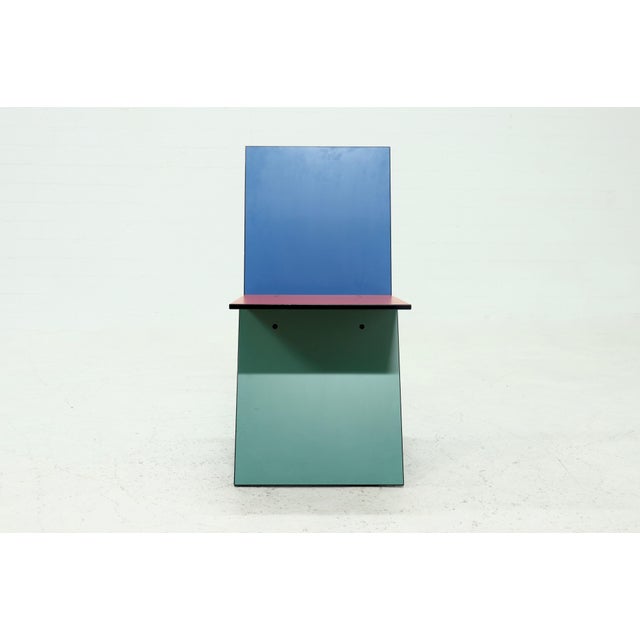Blue Vilbert Chair by Verner Panton for Ikea, 1993 For Sale - Image 8 of 12