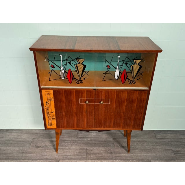 Vintage Italian Display Cabinet, 1960s For Sale - Image 6 of 14