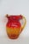 Mid 20th Century Mid Century Modern Hand Blown Crackle Glass Amberina Handled Pitcher Jug Creamer 5082c For Sale - Image 16 of 17