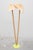 Mid-Century Modern Bamboo Floor Lamp with Yellow Metal Base, 1959 For Sale - Image 4 of 10