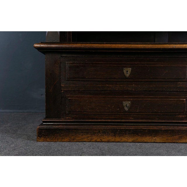 Antique Gothic Display Cabinet For Sale - Image 6 of 18