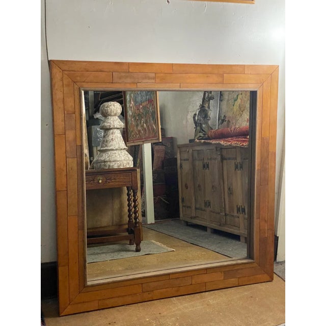 Timothy Oulton “Vintage Gym Floor” Square Mirror For Sale - Image 12 of 13