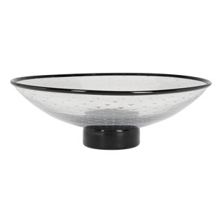 Art Deco Modernist Bowl by Gunnel Nyman for Riihimaki / Riihimaen Lasi Oy, 1930s For Sale