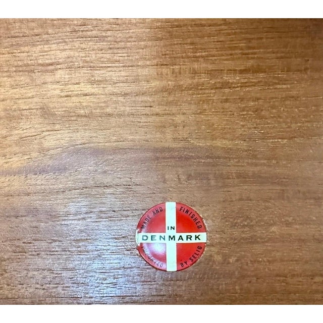 Wood Mid-Century Danish Modern Selig Poul Jensen Walnut Nesting Tables - Set of 2 For Sale - Image 7 of 8