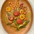 Mid-Century Arts & Crafts Rustic Boho Chic Fall Flora in Bas-Relief Decorative Wall Plates - A Pair. For Sale - Image 4 of 11