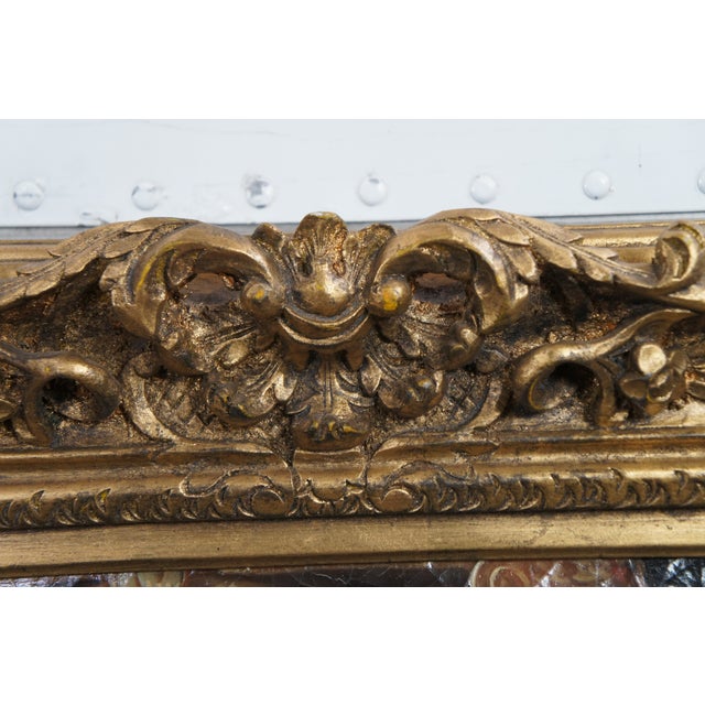 Gold Maria Di Antonia Serra Portrait Oil Painting After Peter Paul Rubens 40" For Sale - Image 8 of 12