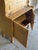 Wood Danish Oak Hutch Display Cabinet With Drop-Front Secretary Desk Mid-Century Modern 1970s For Sale - Image 7 of 12
