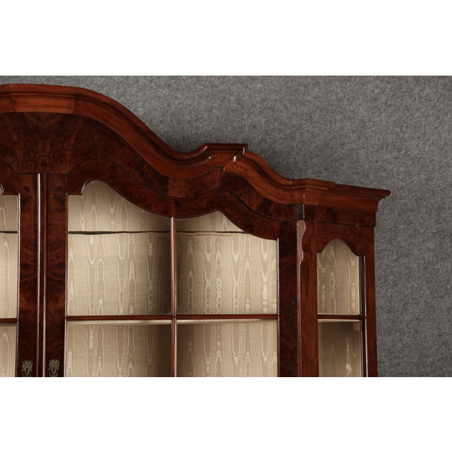 Mid 19th Century 19th Century Baroque Dutch Walnut Display Cabinet, 1850s For Sale - Image 5 of 18