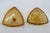 Hazel Atlas Amber Glass Lidded Triangle Dish With Embossed Leaf Pattern 5085b For Sale - Image 14 of 14